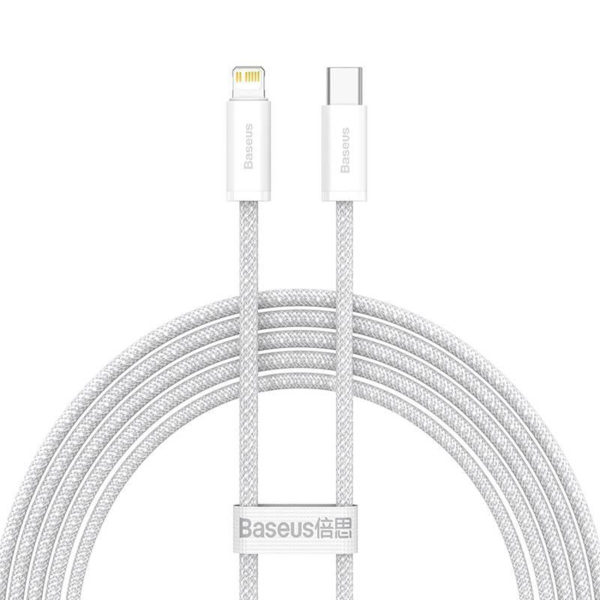 Кабель Baseus Dynamic Series Fast Charging Data Cable, Type-C to Lightning, 20W, 1m, White - 1