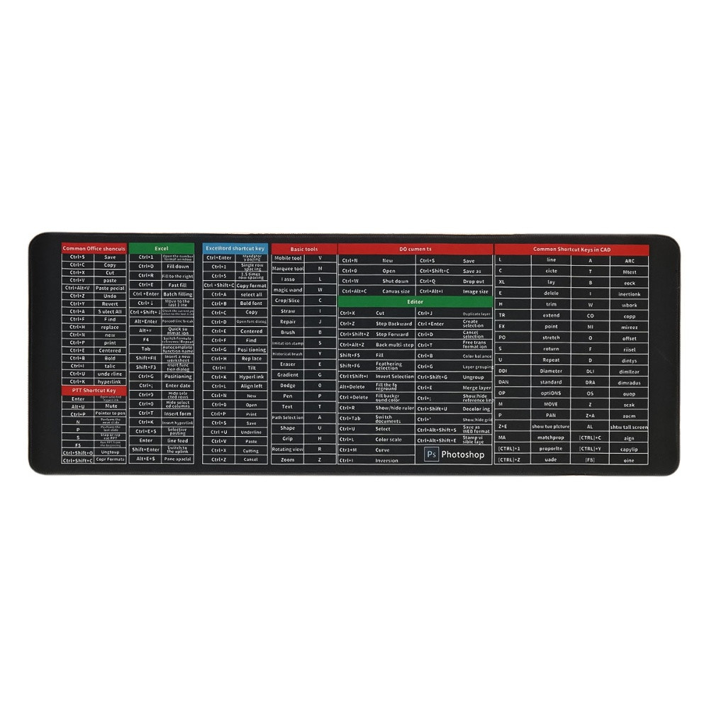 Килимок для миші Mobo, 800х300 mm, Black - 3