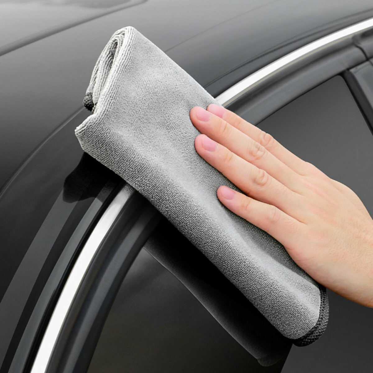 Мікрофібра Baseus Easy life car washing towel (40*40 сm) Two pack Grey - 10