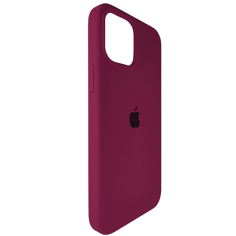 Чохол Copy Silicone Case iPhone 12 Pro Max Bordo (52) - 3