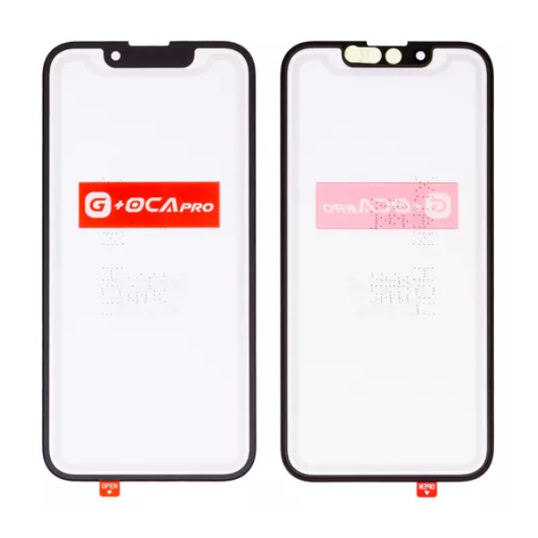 Скло дисплею для iPhone 13, G+OCA PRO, з ОСА-плівкою, Black - 1