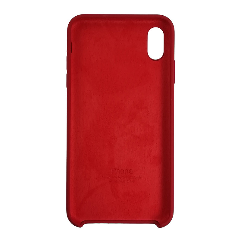 Чохол Copy Silicone Case iPhone XS Max China Red (33) - 3