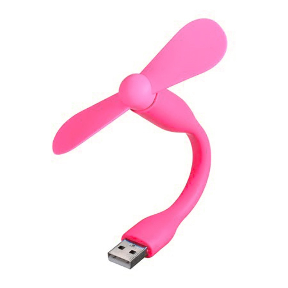 Мобільний вентилятор USB Pink - 1