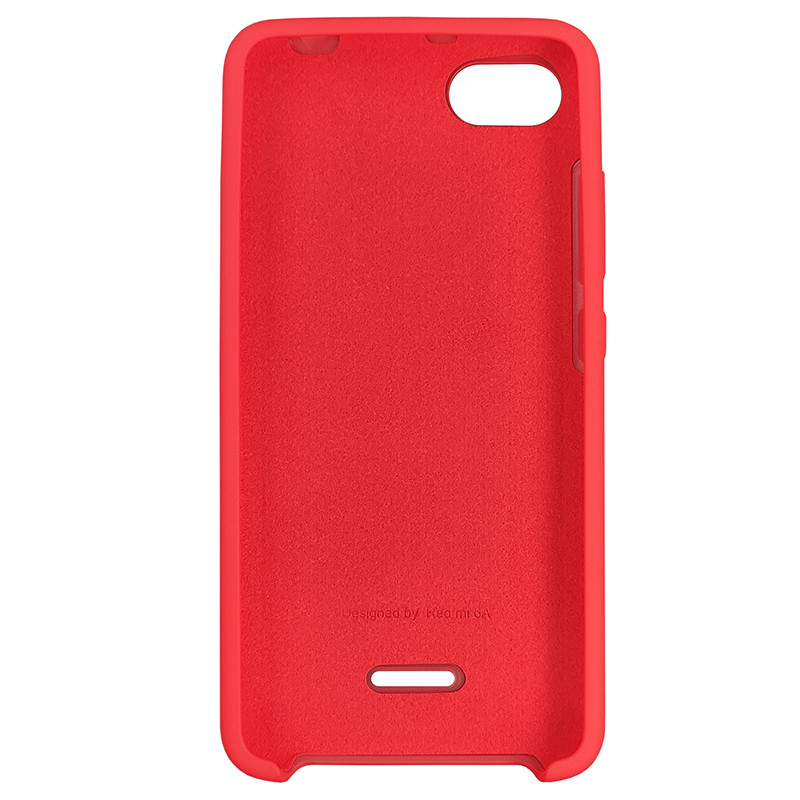 Чохол Silicone Case for Xiaomi Redmi 6A Red (14) - 3