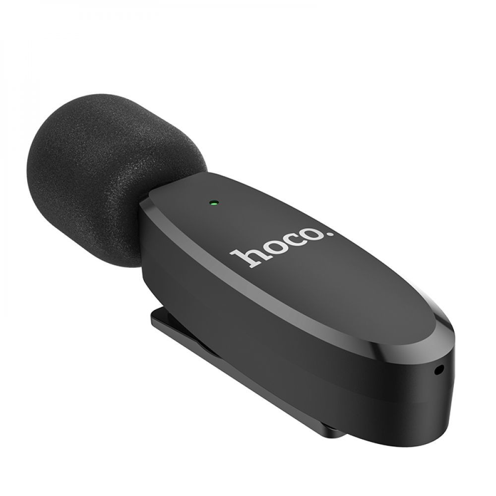Мікрофон петличний бездротовий Hoco L15 Type-C Black - 4