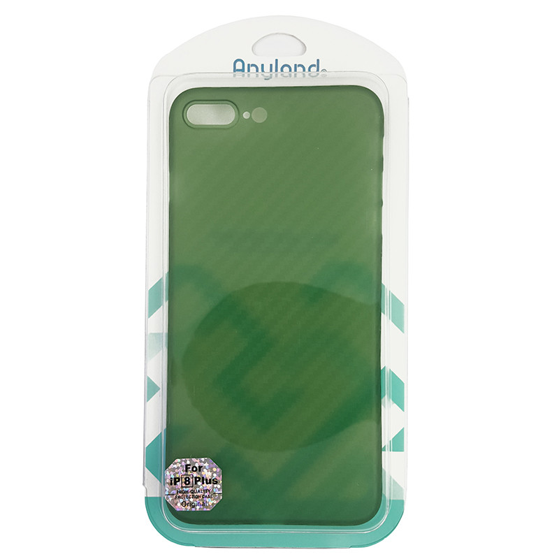 Чохол Anyland Carbon Ultra thin для Apple iPhone 7/8 Plus Green - 4