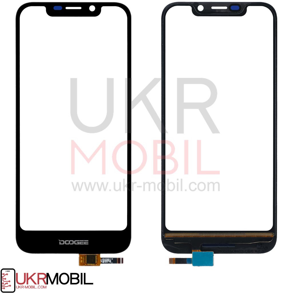 Сенсор (тачскрин) Doogee X70, Black - 1