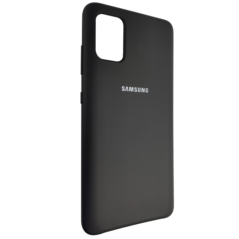Чохол Silicone Case for Samsung A51 Black (18) - 2