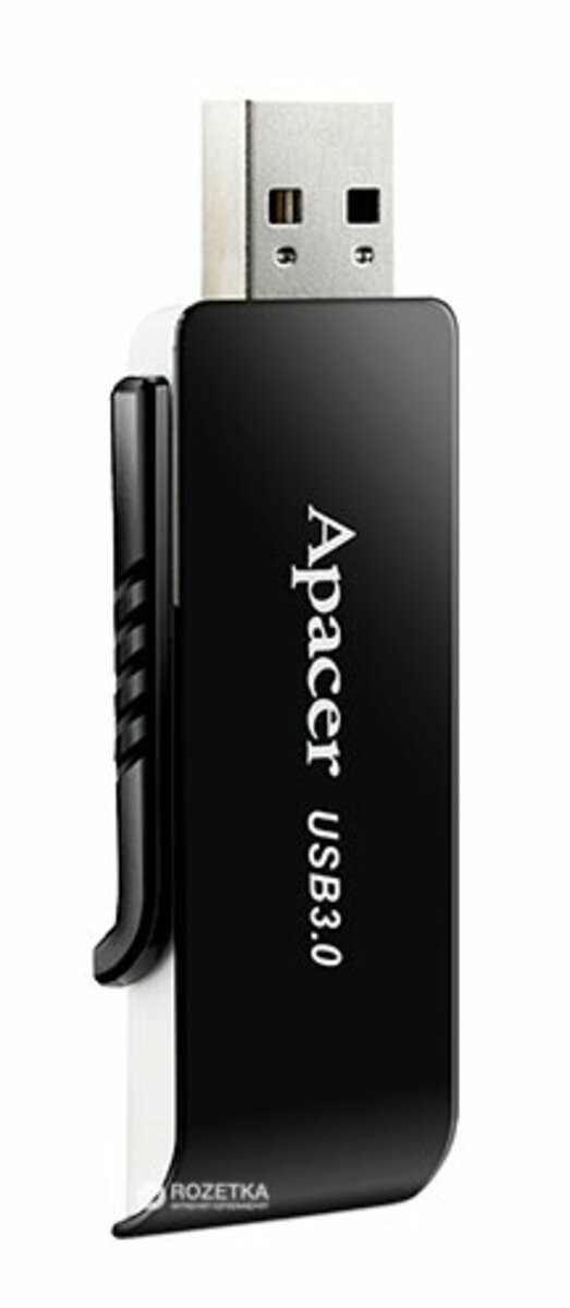 Flash Apacer USB 3.1 AH350 32Gb black - 2