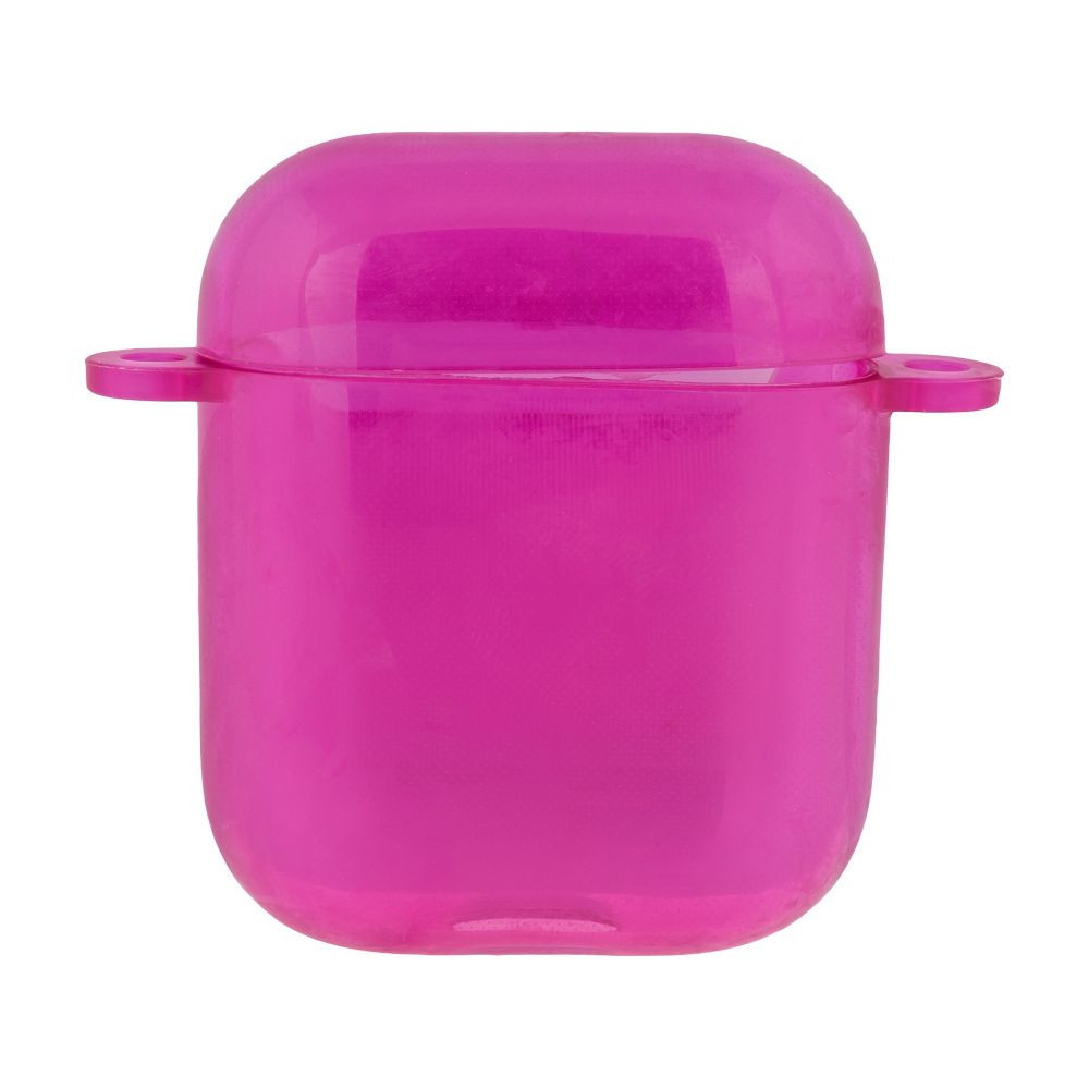 Silicone Case for AirPods Neon Color Hot Pink - 1