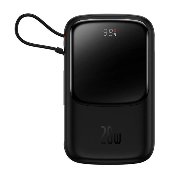 Універсальна мобільна батарея Baseus Qpow Pro, Digital Display, 10000mAh, Black - 1