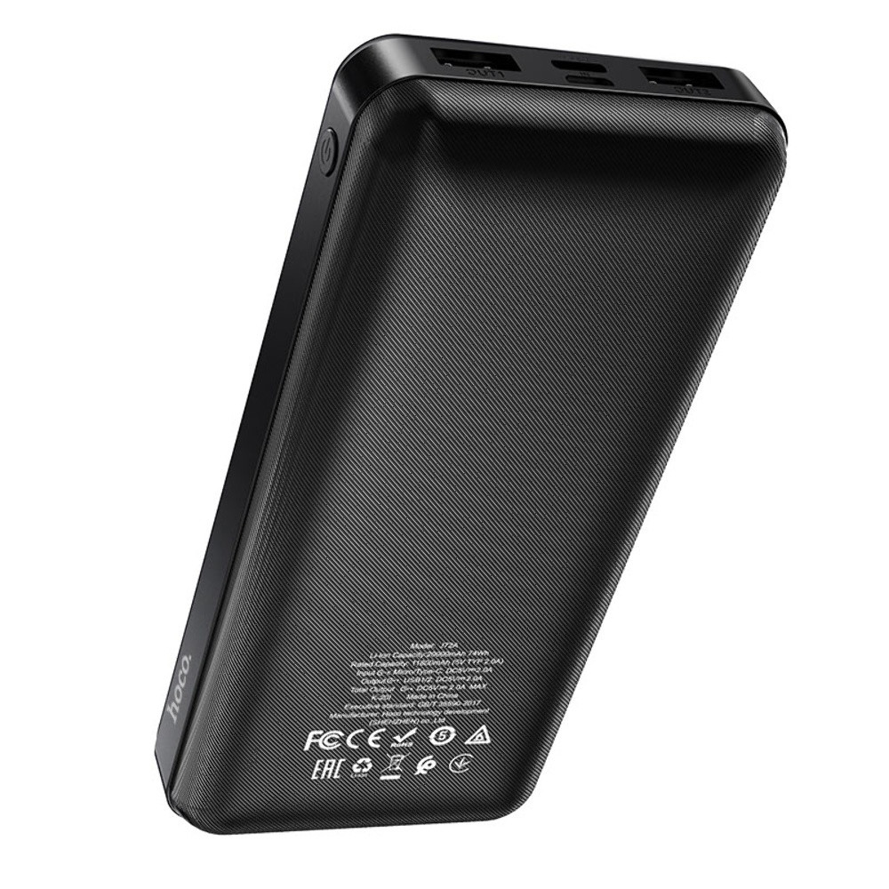 Універсальна мобільна батарея Hoco J72A, 20000 mAh, Black - 5