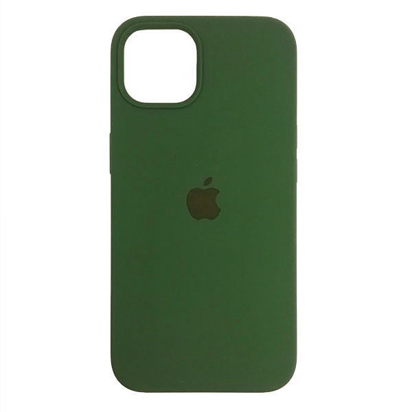 Чохол Copy Silicone Case iPhone 14 Plus Dark Green (48) - 1