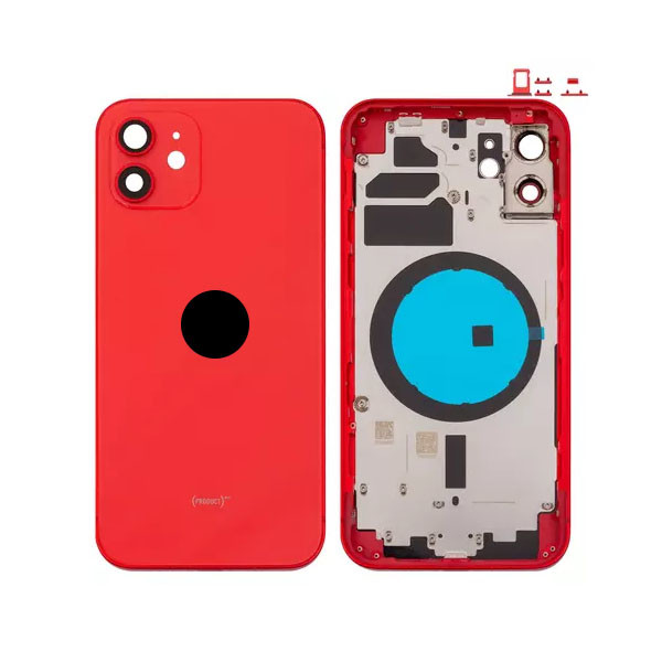 Корпус для iPhone 12, High Copy, Red - 1