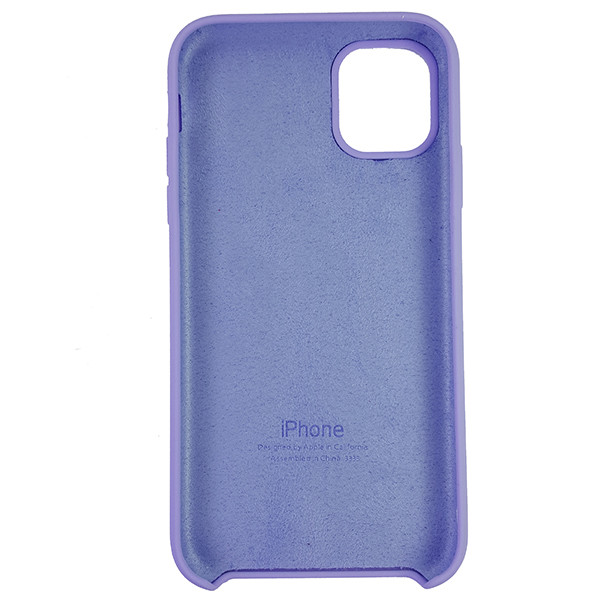 Чохол Copy Silicone Case iPhone 11 Light Violet (41) - 4