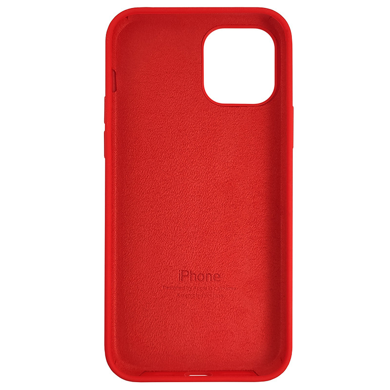 Чохол Copy Silicone Case iPhone 12/12 Pro Red (14) - 5