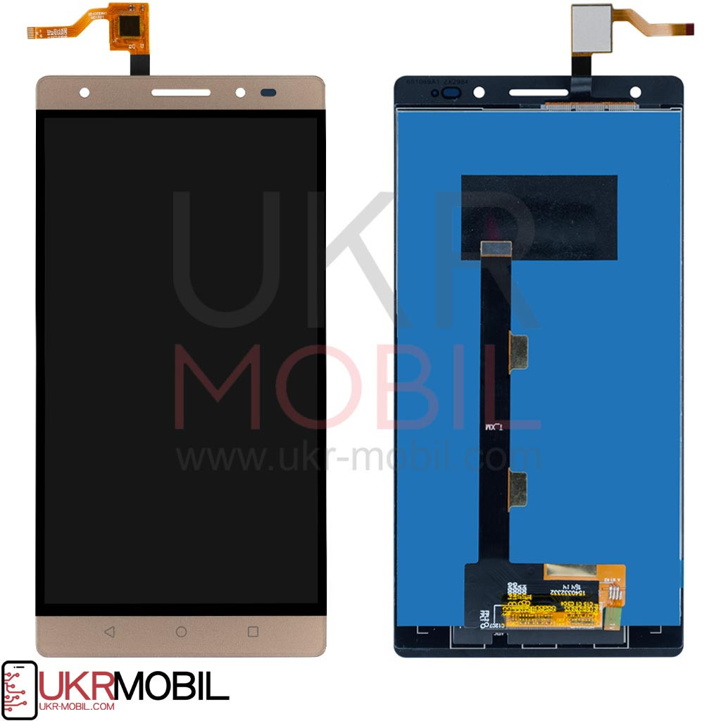 Дисплейний модуль Lenovo Phab 2 Plus PB2-670M, Original PRC, Gold - 1