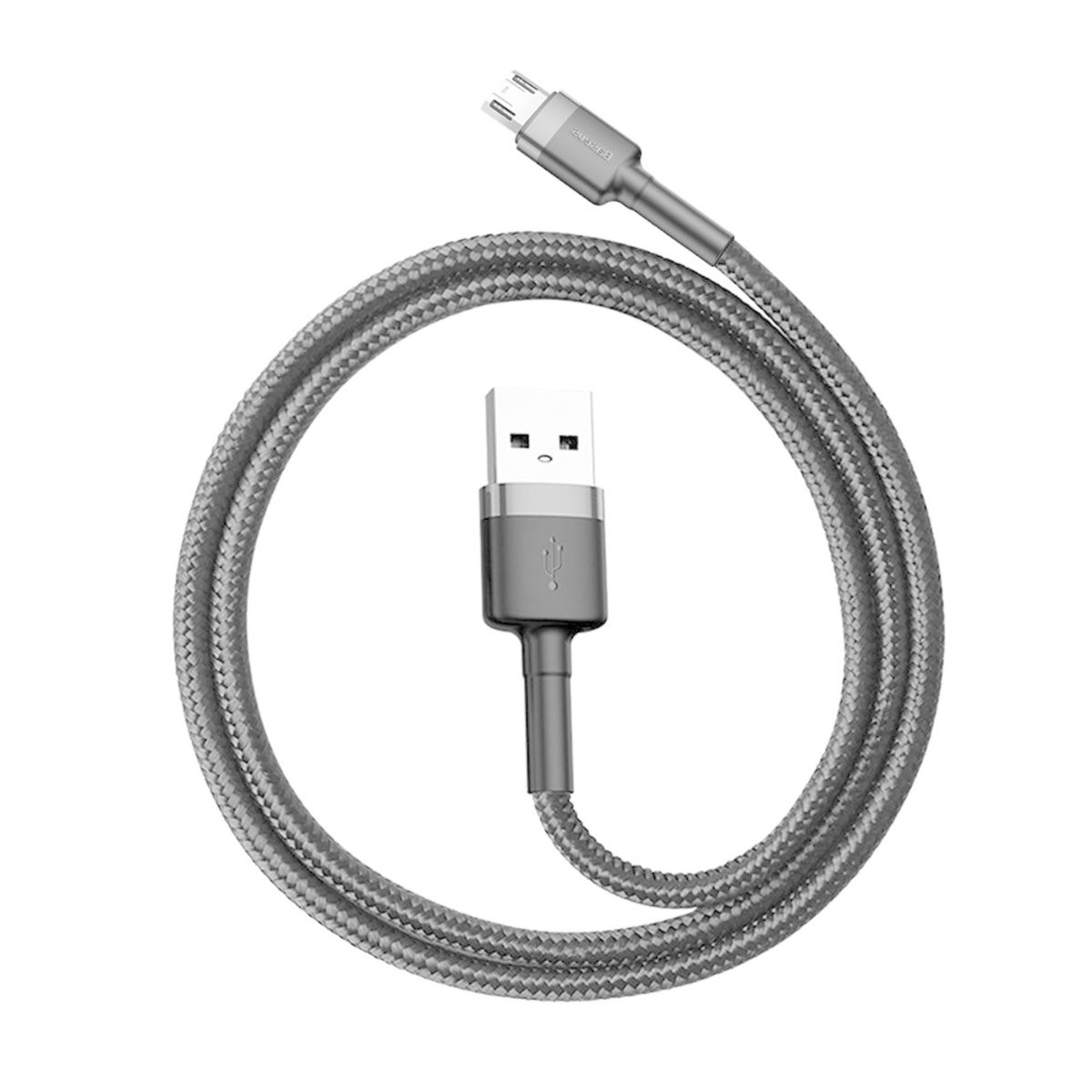 Кабель Baseus Cafule Cable, Micro, 2.4A, 0.5m, Gray-Black - 8