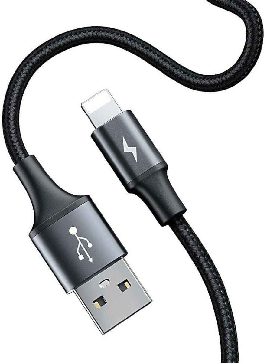 Кабель Baseus Special Data Cable for Backseat (Lightning+Dual USB) Black - 2