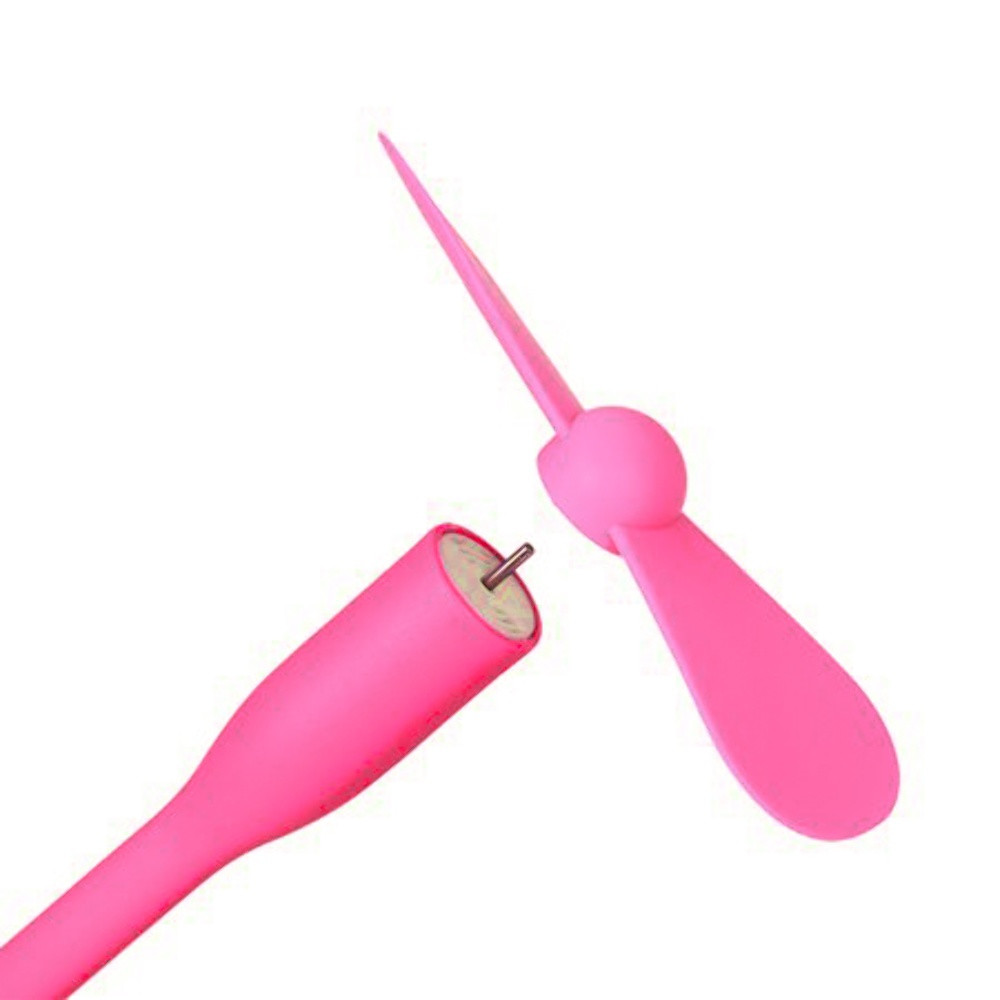 Мобільний вентилятор USB Pink - 10