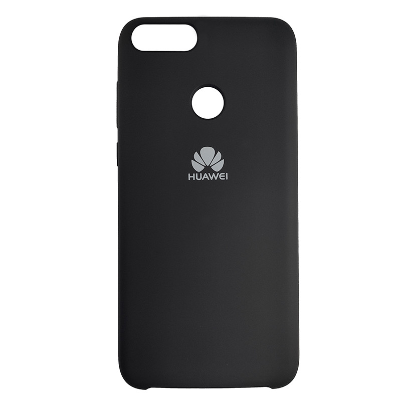 Чохол Silicone Case for Huawei PSmart/cx7s Black (18) - 1