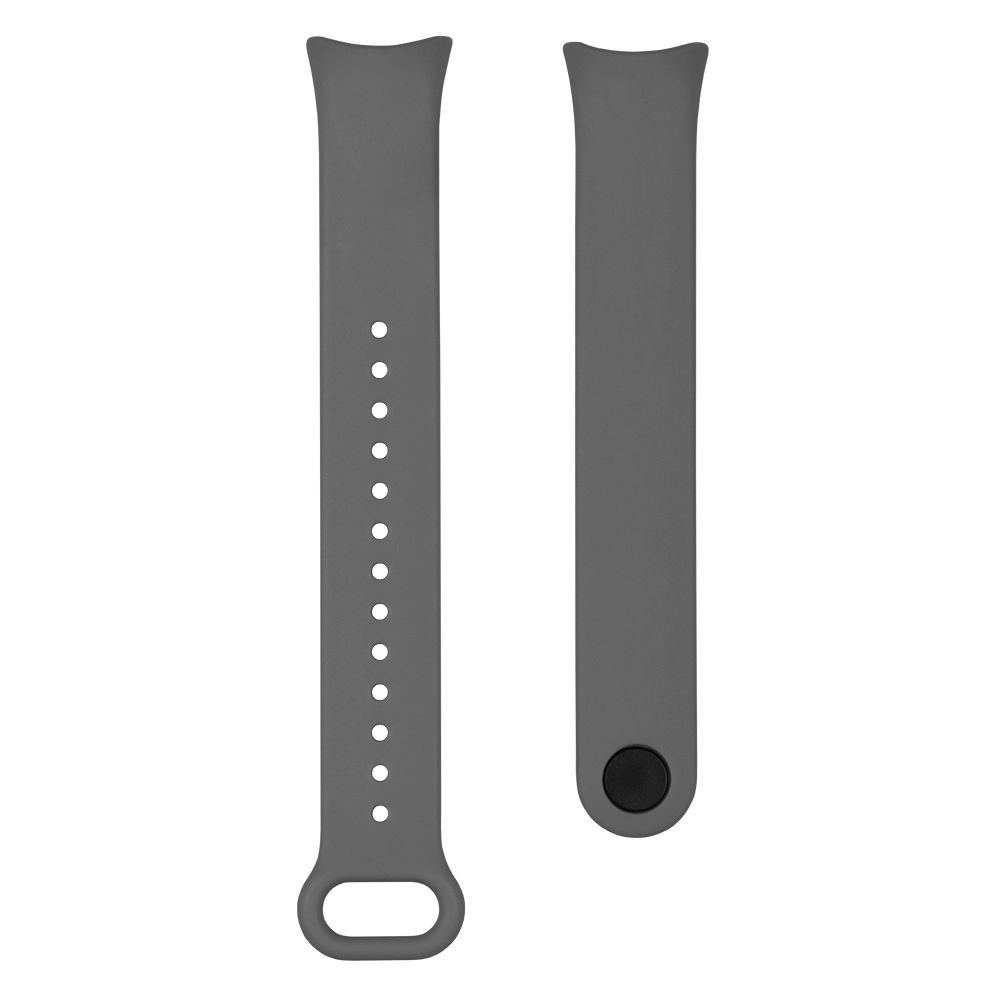 Ремінець для Xiaomi Mi Band 8 Silicone Dark Grey - 1