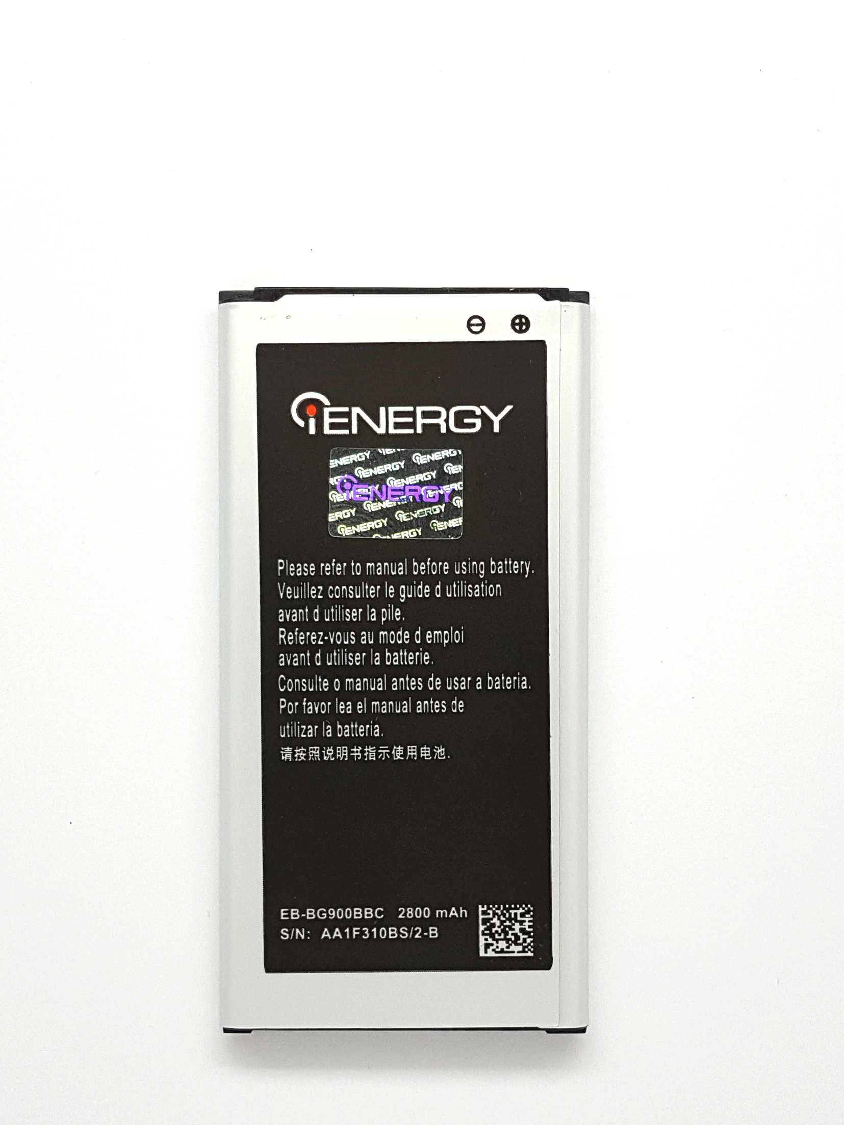 Акумулятор iENERGY SAMSUNG Galaxy S5 (EB-BG900BBC;EB-BG900BBE;EB-BG900BBU) (2800 mAh) - 2