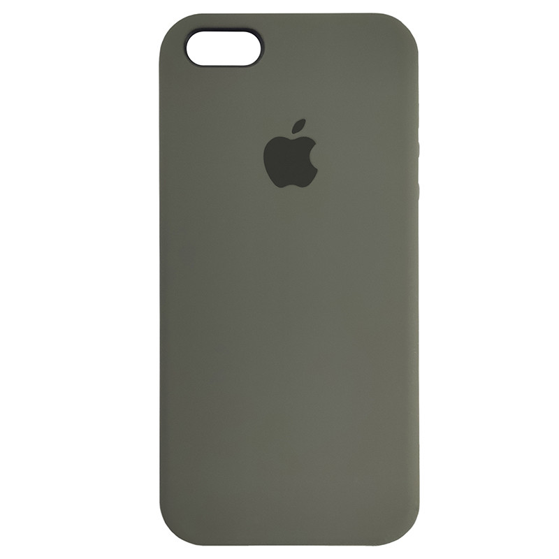 Чохол Copy Silicone Case iPhone 5/5s/5SE Dark Olive (34) - 2
