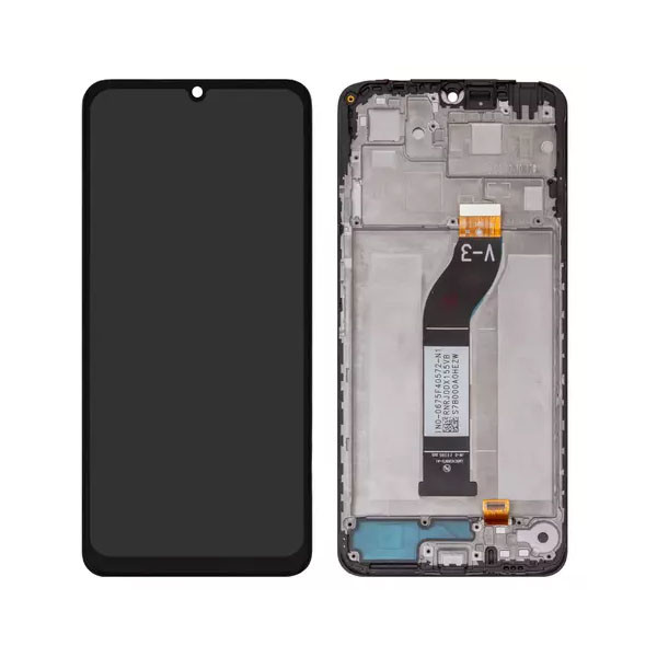 Дисплейний модуль для Xiaomi Redmi 13C, BV067WBM, з рамкою, Service Pack, Black - 1