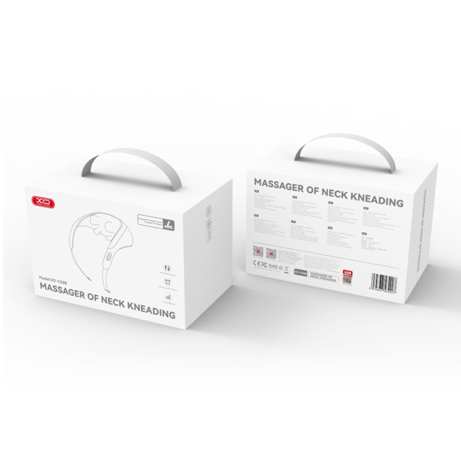 Массажер для шиї XO FG08, White - 2