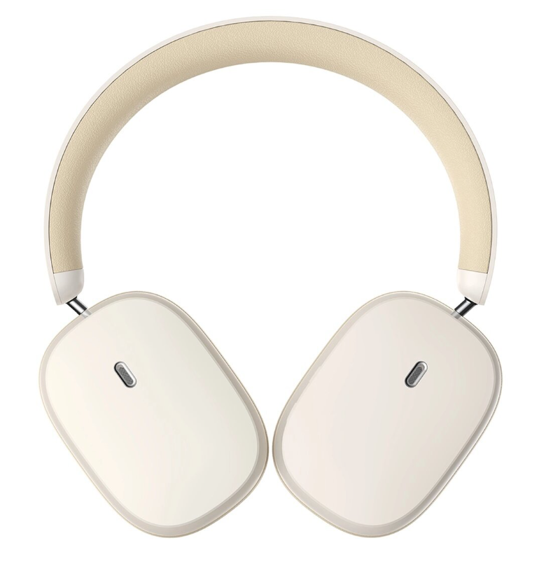 Безпровідна гарнітура Baseus Bowie H1 Noise-Cancellation Wireless Headphones Creamy-White - 3