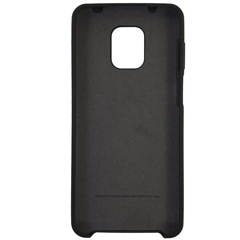 Чохол Silicone Case for Xiaomi Redmi Note 9S/9 Pro Black (18) - 3