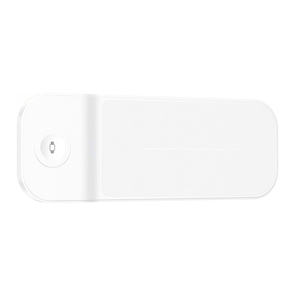 Безпровідний зарядний пристрій Hoco CQ5, 3 in 1, 22.5W, White - 1
