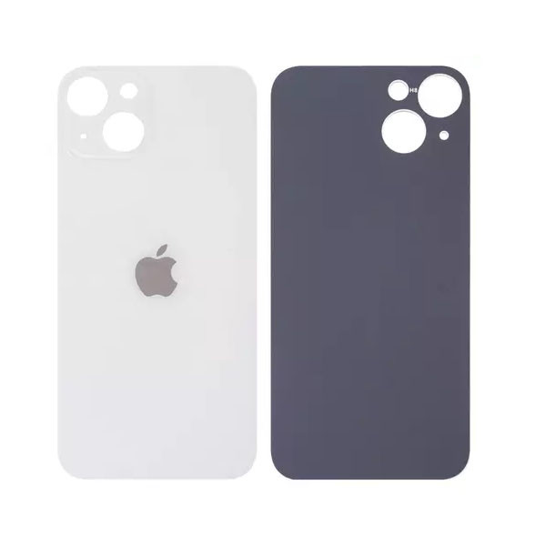 Задня кришка для iPhone 13, Original (PRC), Big Hole, White - 1
