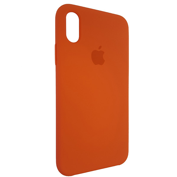Чохол Copy Silicone Case iPhone X/XS Orange (13) - 1