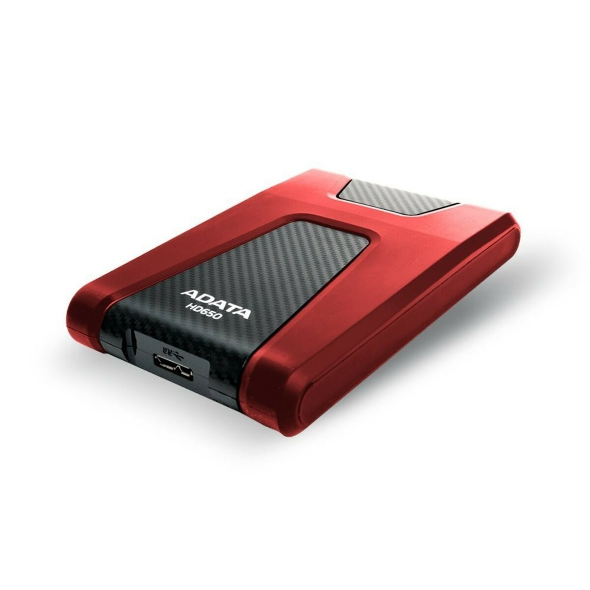PHD External 2.5'' ADATA USB 3.2 Gen. 1 DashDrive Durable HD650 2TB Red - 2