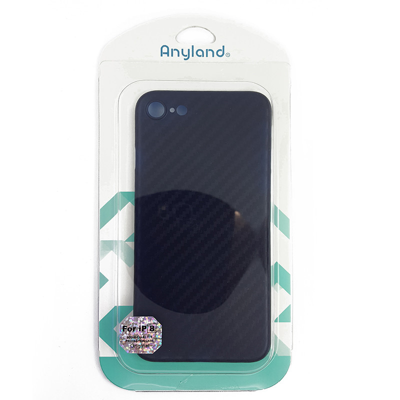 Чохол Anyland Carbon Ultra thin для Apple iPhone 7/8/SE Blue - 4