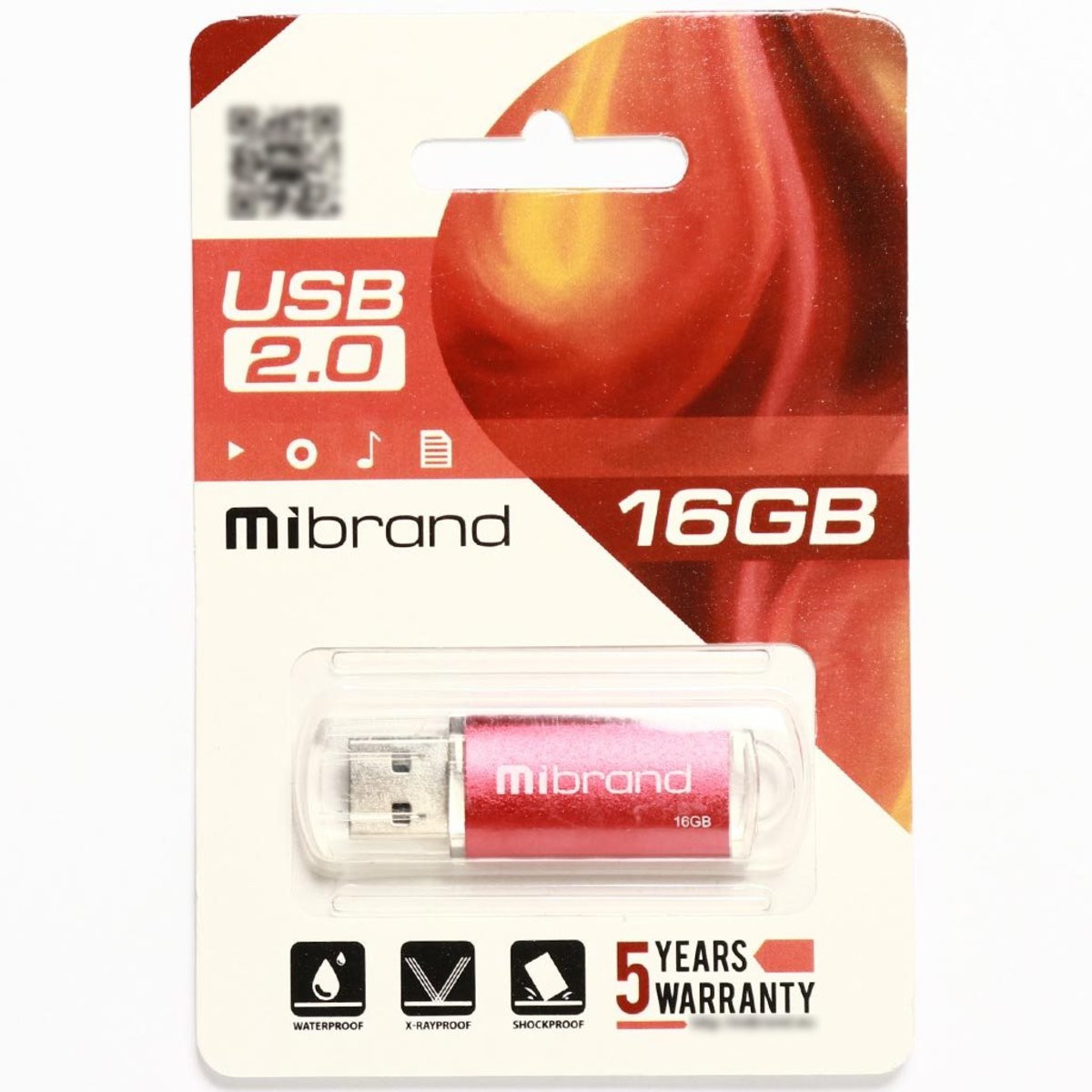 Флешка Mibrand USB 2.0 Cougar 16Gb Red - 2