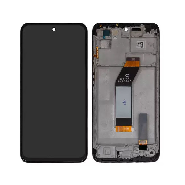 Дисплейний модуль для Xiaomi Redmi 10 (2022), з рамкою, Original PRC, Black - 1