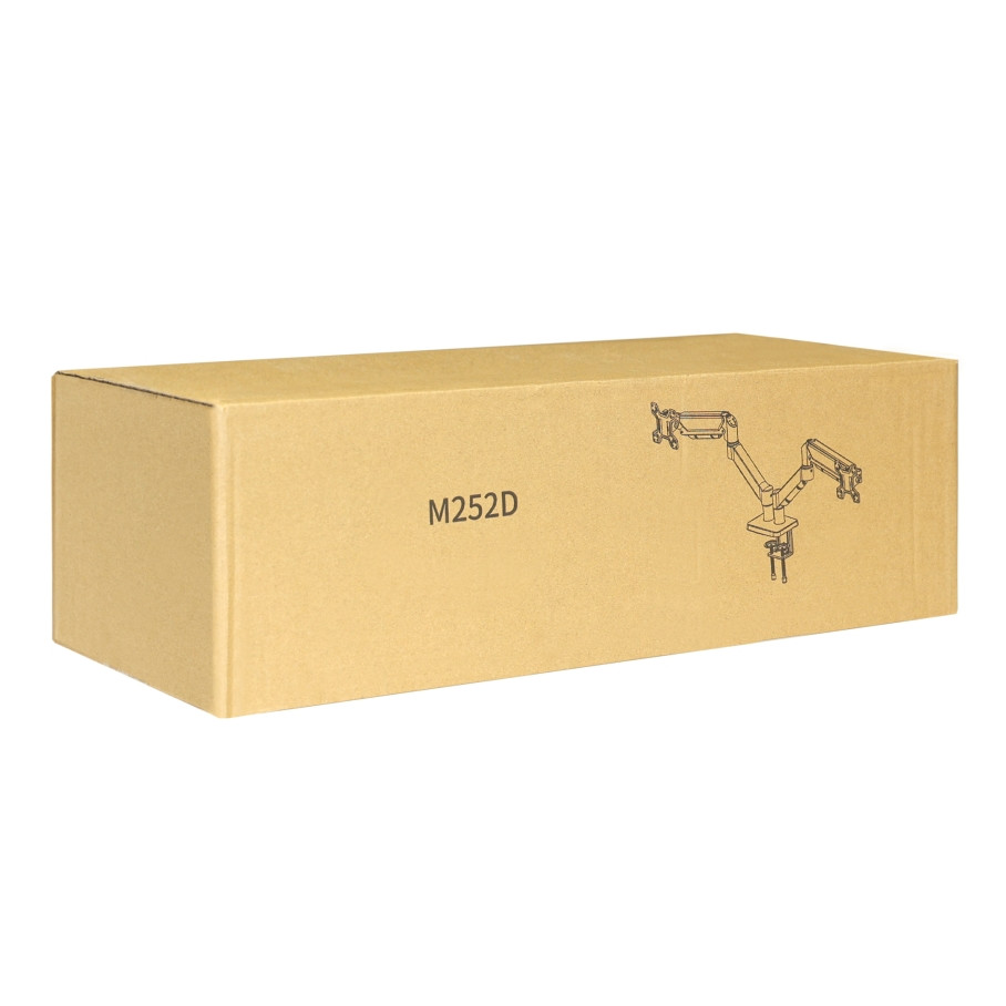 Настільний кронштейн для двох моніторів M252D, Black - 7