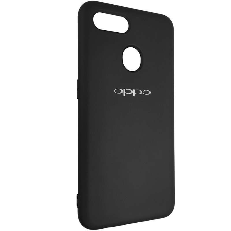 Чохол Silicone Case for Oppo A12\A7 Black (18) - 2