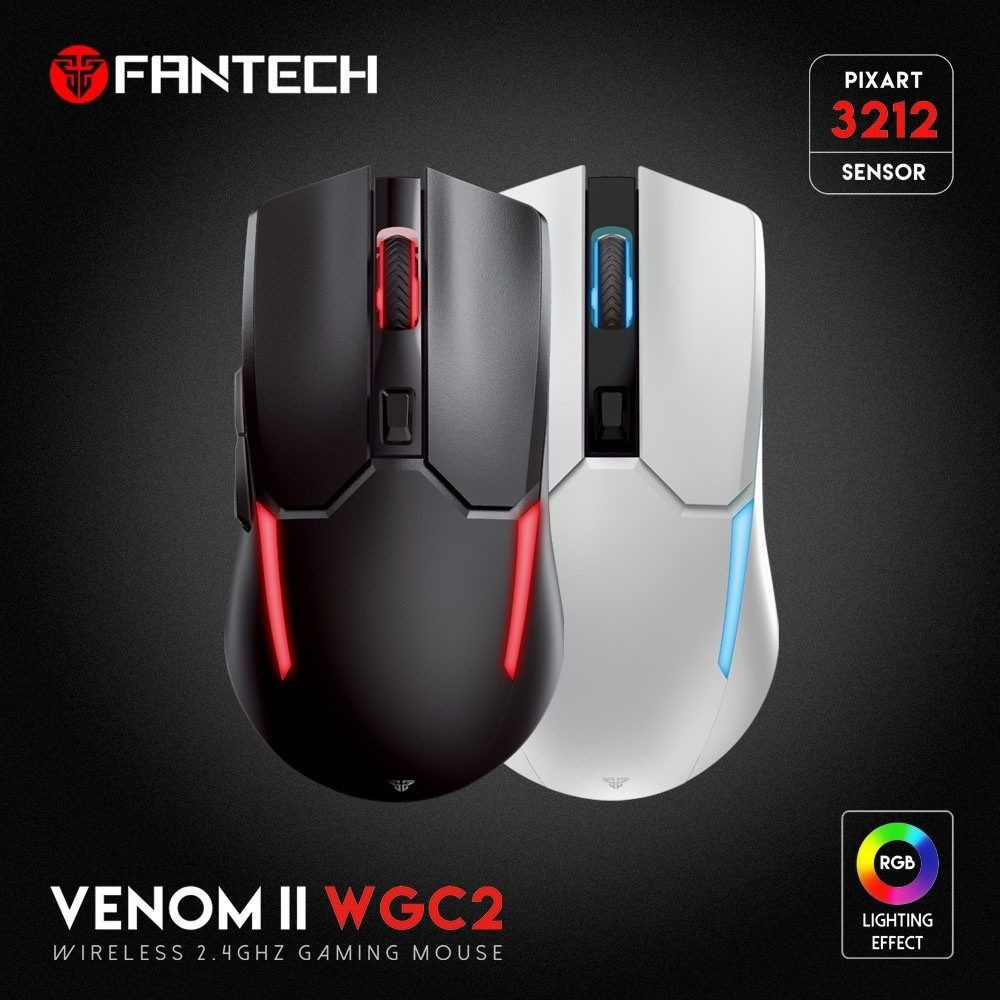 Безпровідна миша Fantech WGC2+ Venom II Black - 2