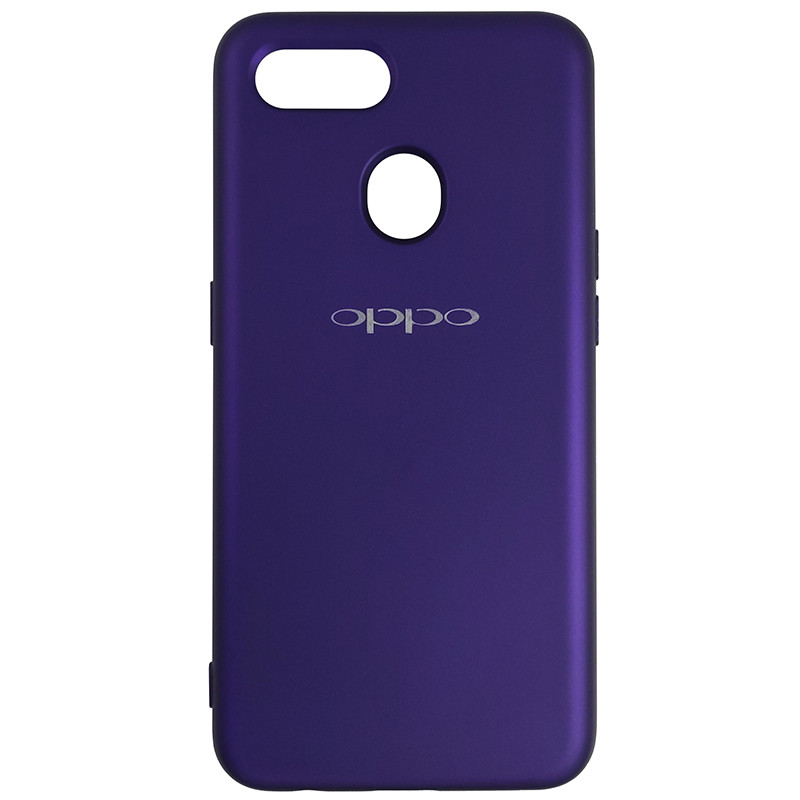 Чохол Silicone Case for Oppo A12\A7 Purple (30) - 1