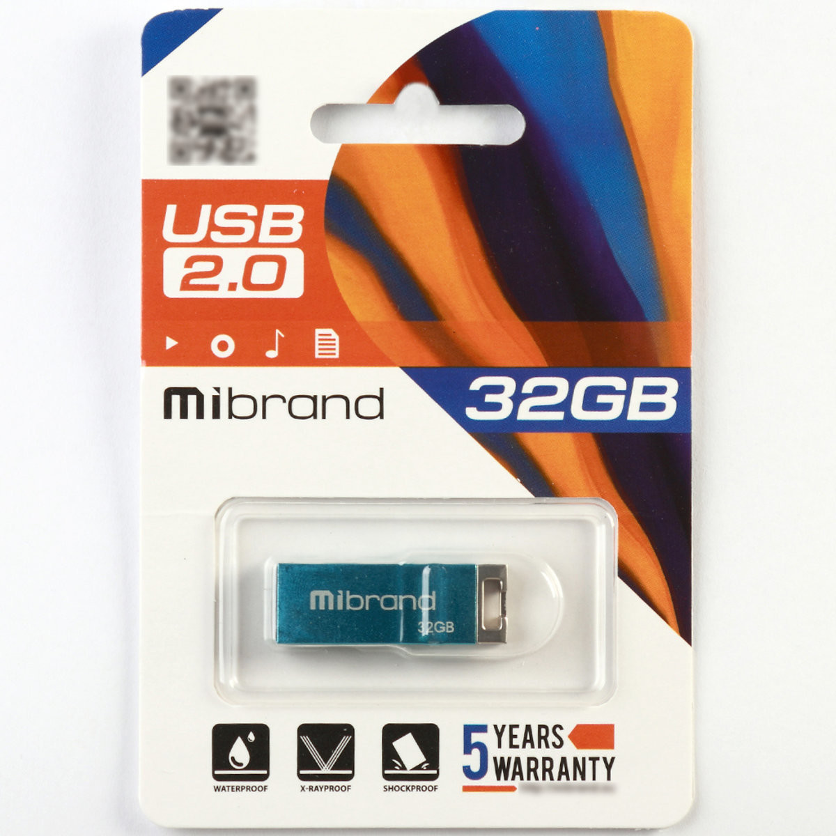 Флешка Mibrand USB 2.0 Chameleon 32Gb Light blue - 2