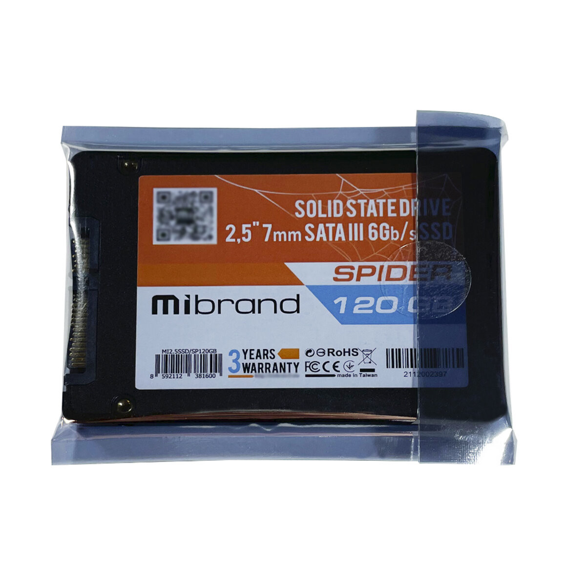 SSD Mibrand Spider 120GB 2.5&quot; 7mm SATAIII Bulk - 3