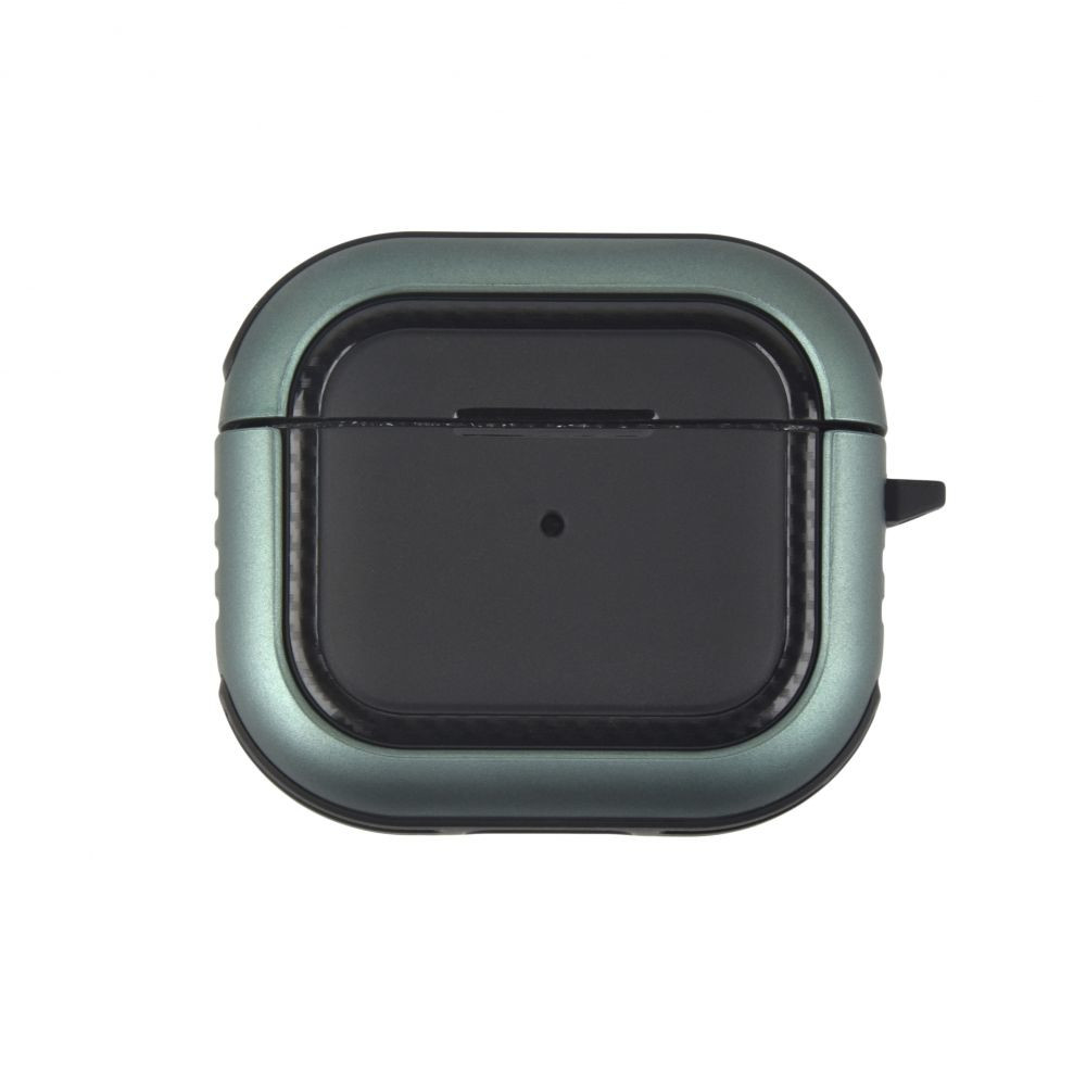 Silicone Case for AirPods 3 TPU Black Green (11) - 1