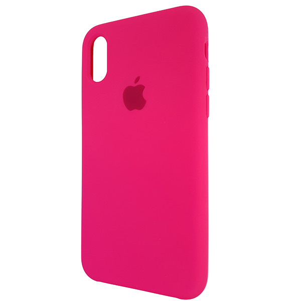 Чохол Copy Silicone Case iPhone X/XS Hot Pink (47) - 2