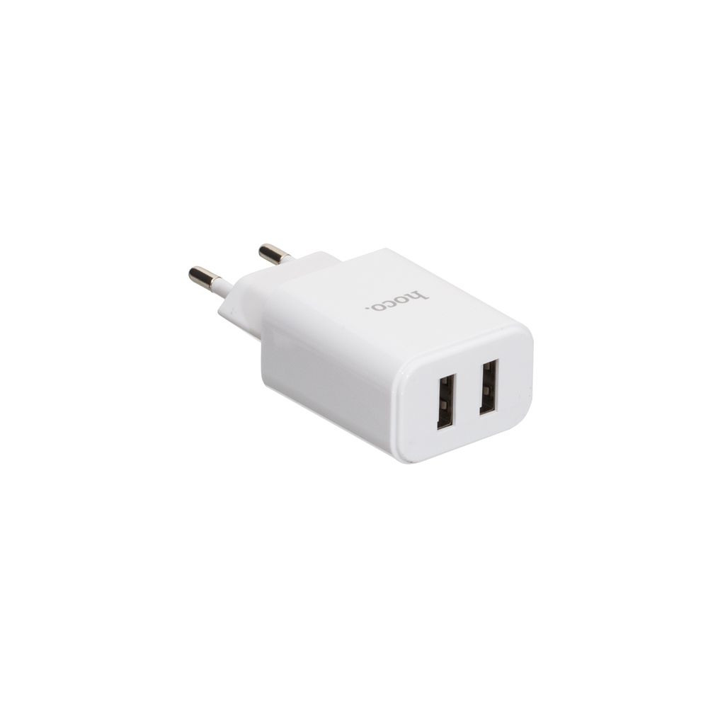 Мережевий зарядний пристрій Hoco C62A, Cable Lightning, 5V, 2.1A White - 3