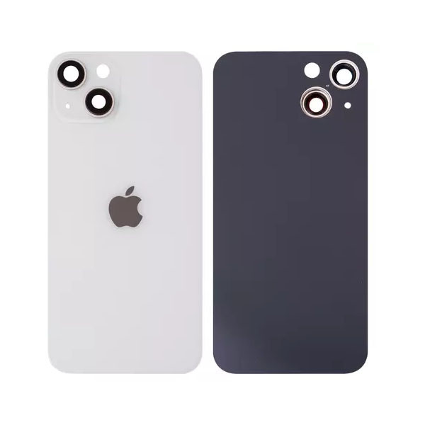 Задня кришка для iPhone 13, із склом камери, Small Hole, White - 1