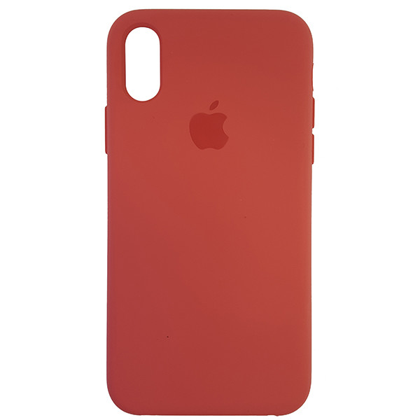 Чохол Copy Silicone Case iPhone X/XS Camellia Red (25) - 3